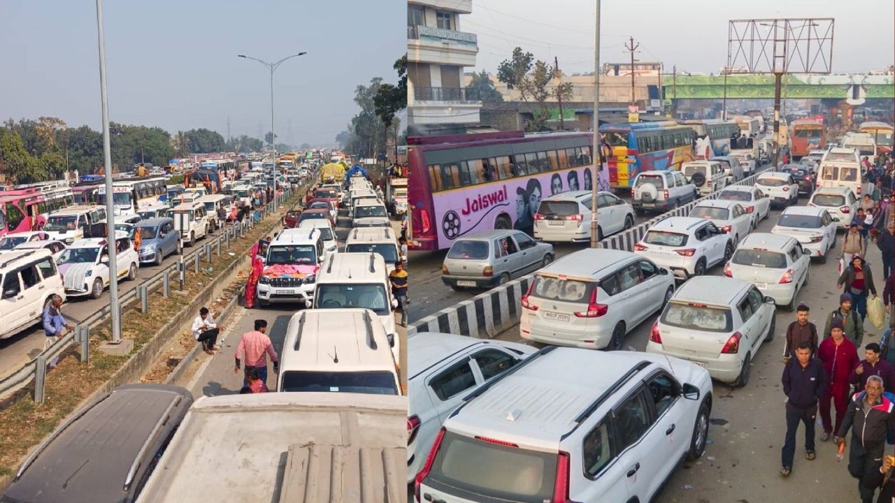 Prayagraj Mahakumbh 2025 Traffic Jam