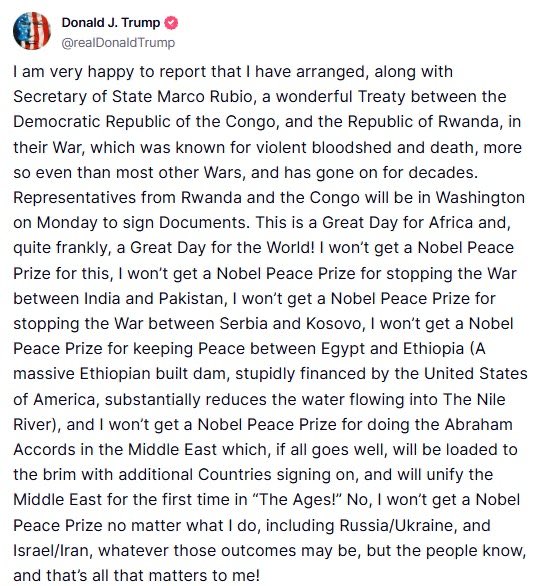 Donald Trump, Nobel Prize, Pakistan, India-Pakistan war, Asim Munir, White House, PM Modi, Iran Israel War, Omar Abdullah, Peace Talks, World News, US President