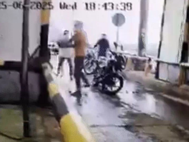 Satna Toll Plaza Attack, Masked men vandalize toll booth, CCTV footage of toll violence, Madhya Pradesh toll tax dispute