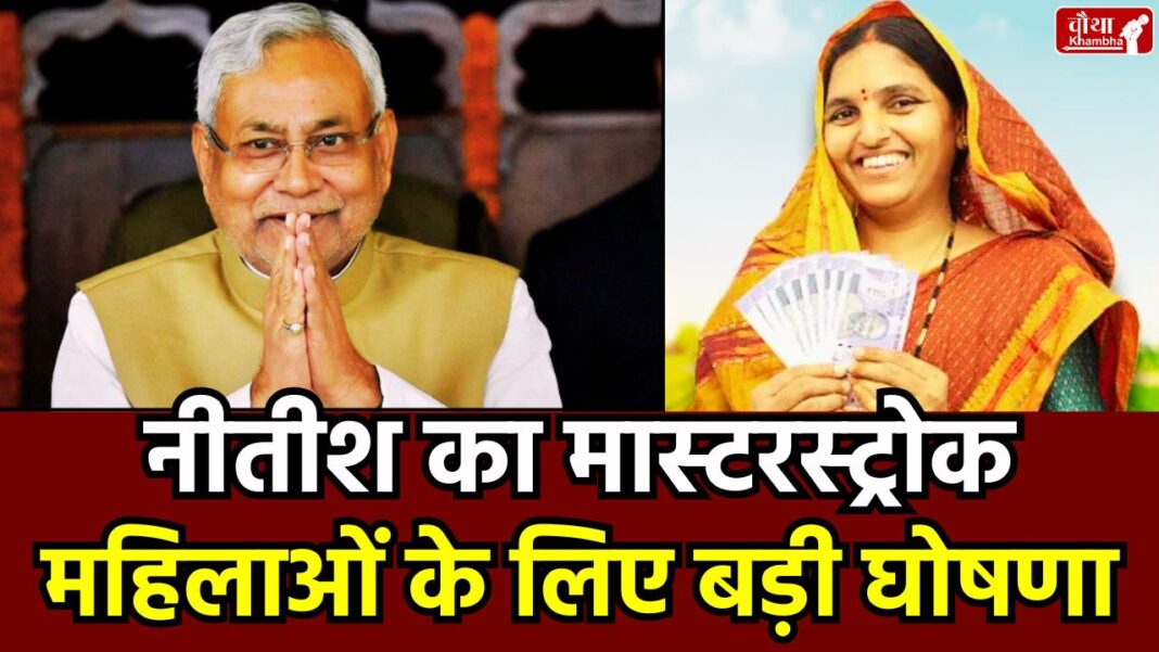 Mahila Rojgar Yojana, Mahila Rojgar Yojana bihar, cm Mahila Rojgar Yojana, Rojgar Yojana, Nitish Kumar, Nitish Kumar Announcement, Mukhyamantri Mahila Rojgar Yojana, Bihar Mahila Yojana, Nitish Kumar New Scheme, Bihar Sarkari Yojana 2025, Mahila Sashaktikaran, Bihar, 10000 for Women, Bihar Cabinet Decisions,
