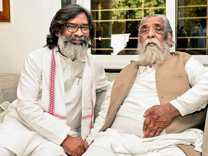 Shibu Soren dies,Former Jharkhand Chief Minister, Dishom Guru, Jharkhand Mukti Morcha, Hemant Soren, Tribal leader, Jharkhand movement, Shibu Soren family, Shibu Soren Death.