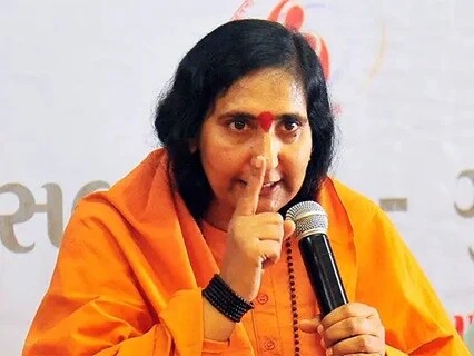 Sadhvi Ritambhara, Who is Sadhvi Ritambhara, Sadhvi Ritambhara statement on reels, Premanand Maharaj, kathavachak Aniruddhacharya, Pandit Pradeep Mishra, Religious Guru controversial statement, controversial statement on women, controversy on reels, Indian culture and modernity,